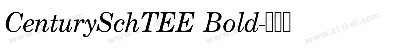 CenturySchTEE Bold字体转换 CenturySchTEE Bold字体转换